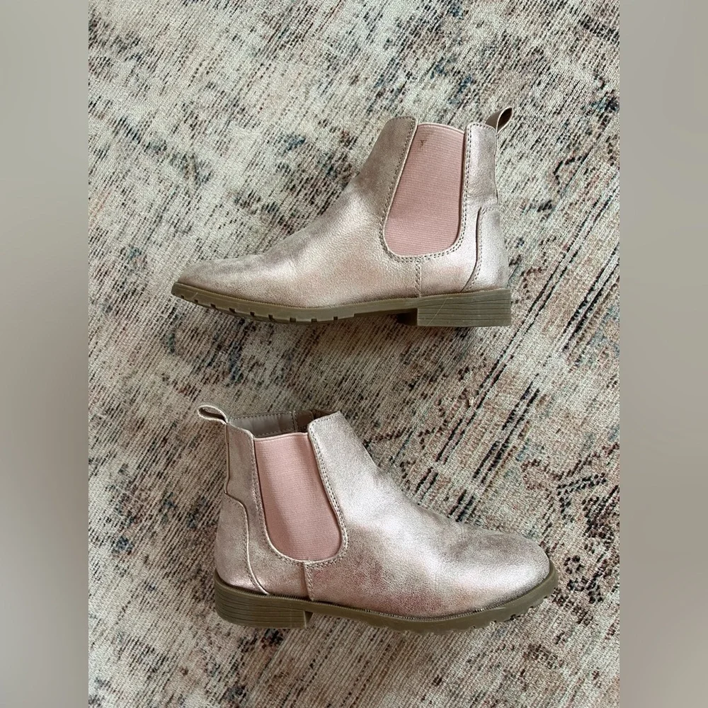 GAP Kids Metallic Pink Boots